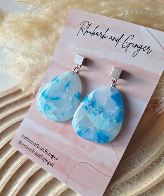 Ocean Waves Earrings by Rhubarb & Ginger