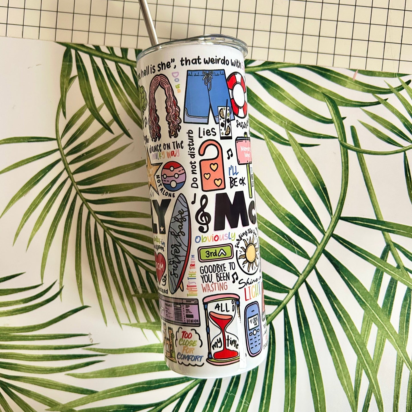 Tumbler bottles by Destiny May Design
