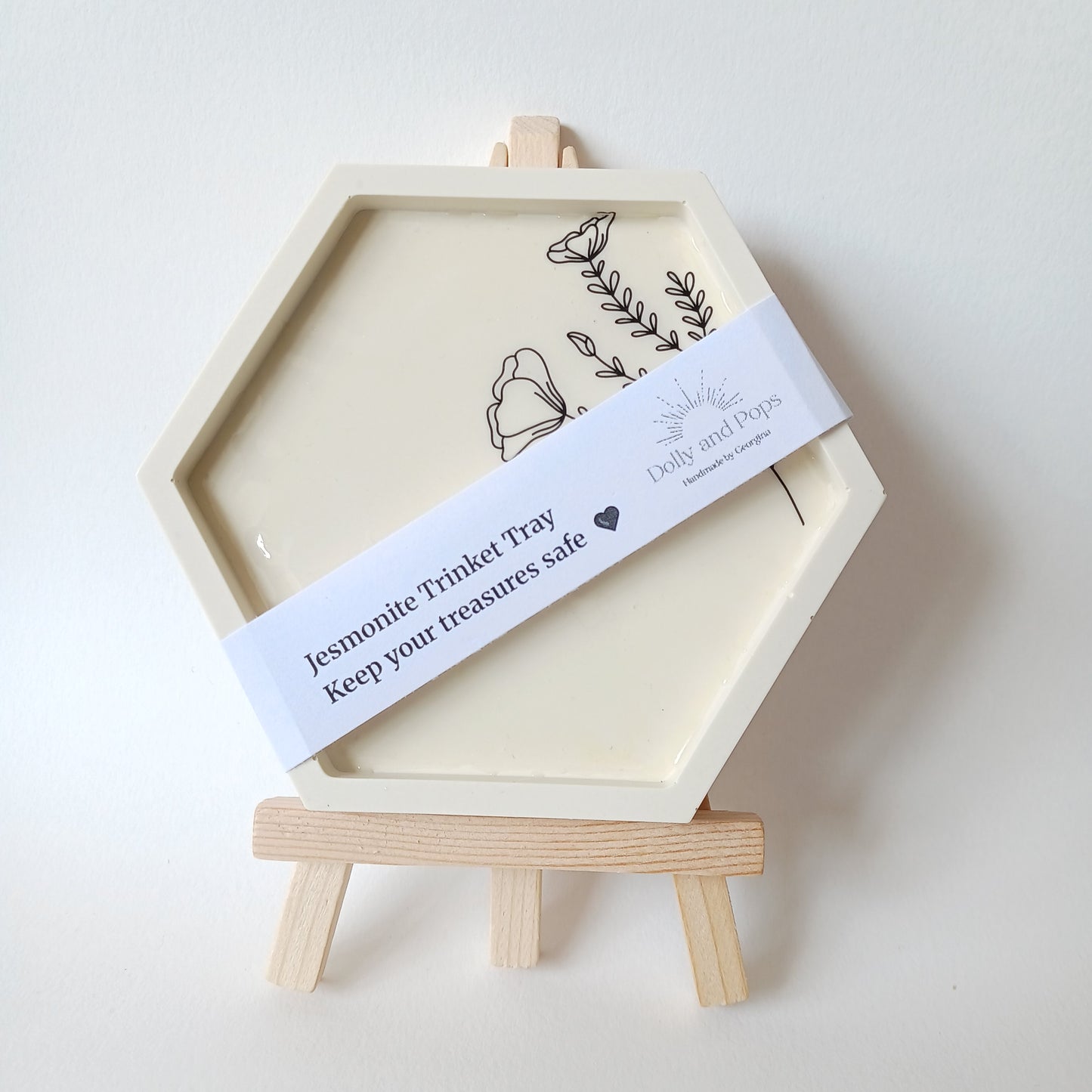 Hexagon Trinket Tray by Dolly and Pops