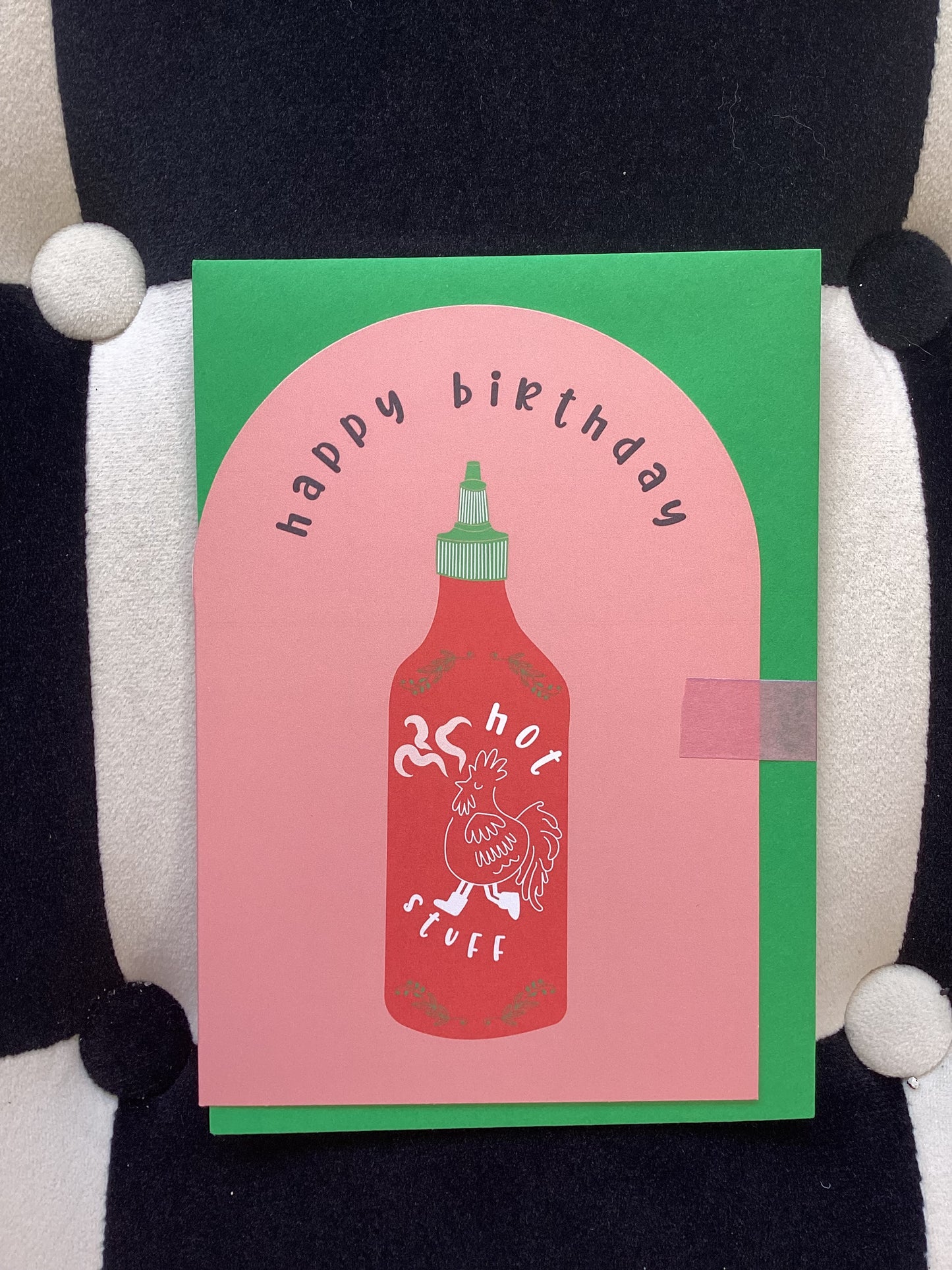 Roshni Desai - Happy Birthday hot stuff A6 card