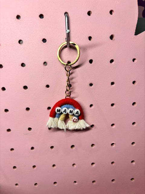 Rainbow Keyring by Moody Cow