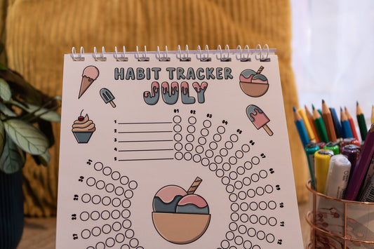 A5 Habit Tracker (Large) - By Mellow Apricot Studios