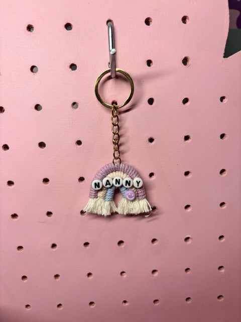 Rainbow Keyring by Moody Cow