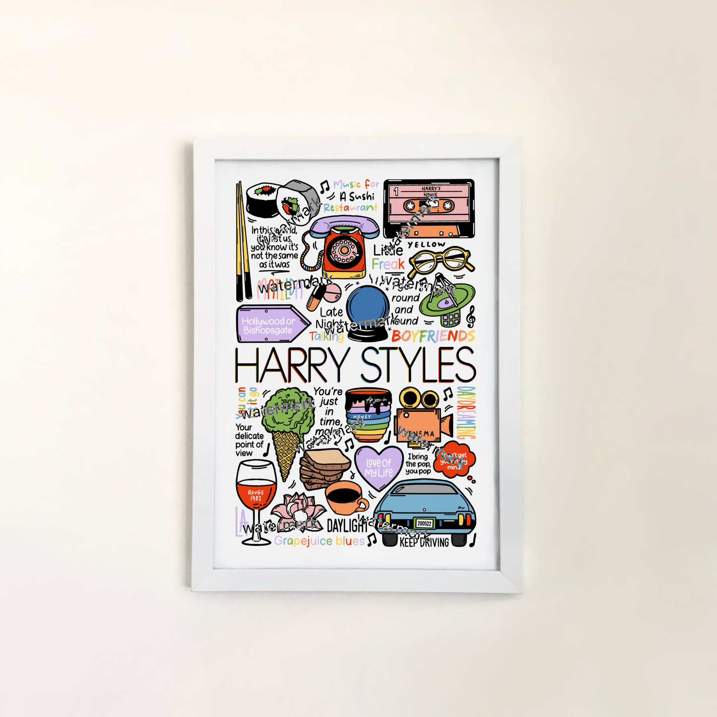 5x7” Print by Destiny May Design