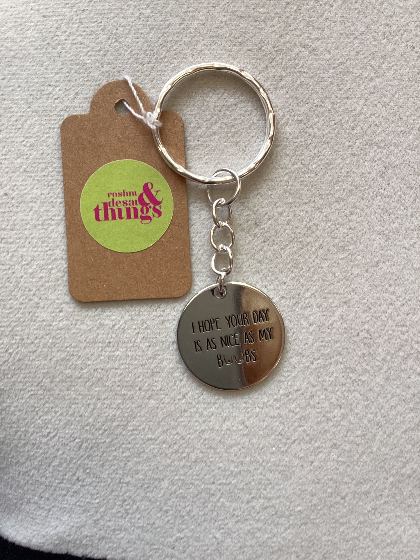 Roshni Desai- silver Keyring