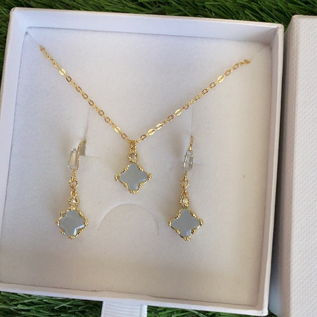 Sian Mellor Bridal Collection Necklace & Earring Set 003