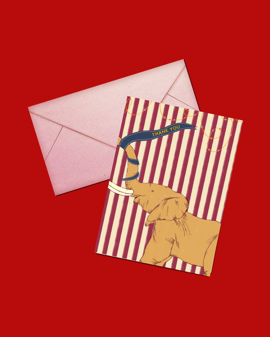 Thank You Elephants Card by March & Butler