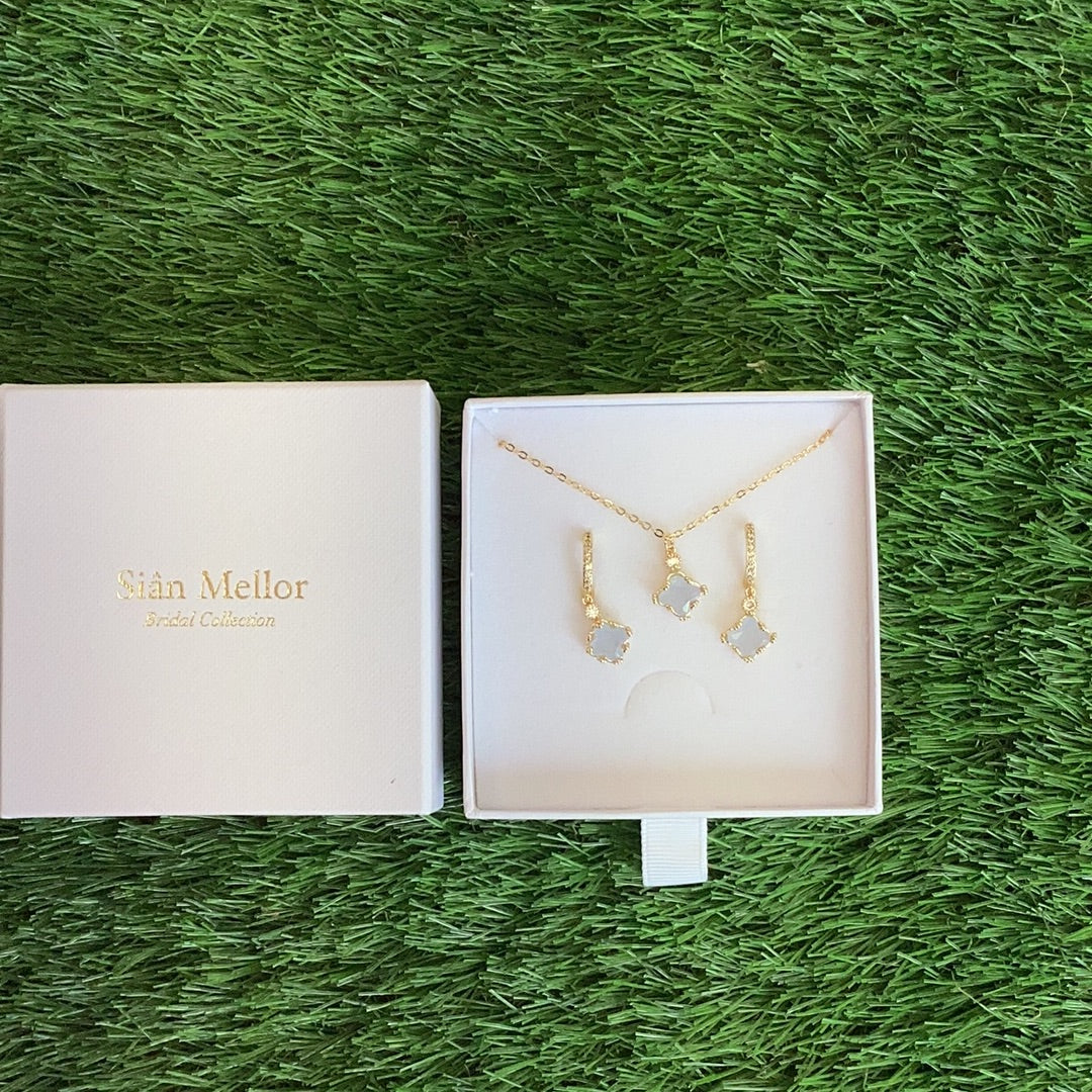 Sian Mellor Bridal Collection Necklace & Earring Set 002