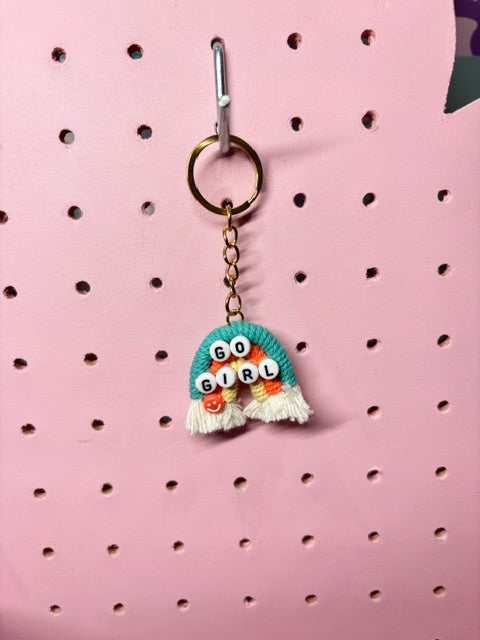 Rainbow Keyring by Moody Cow