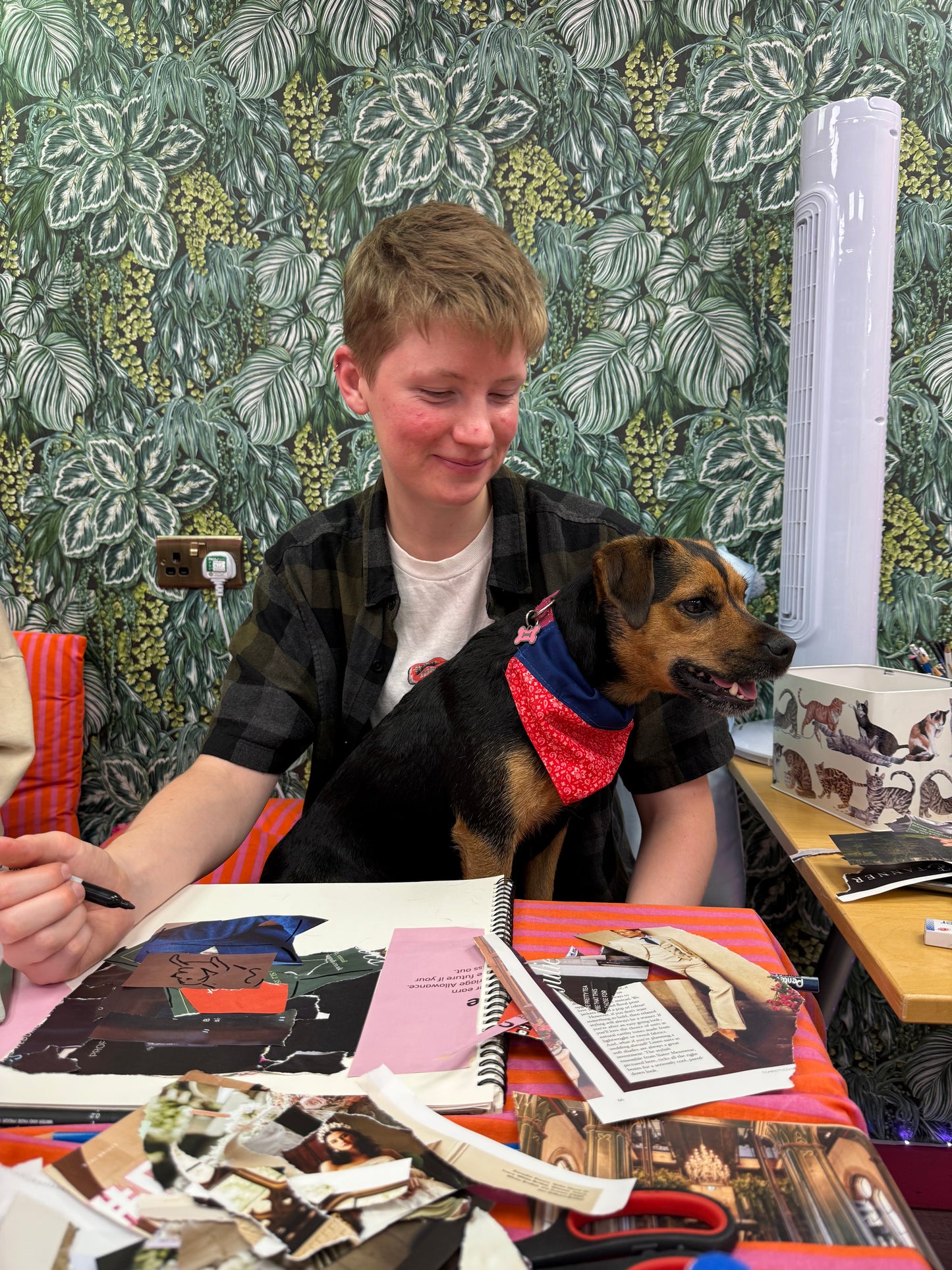 Friday Night Life Drawing with Dog Model