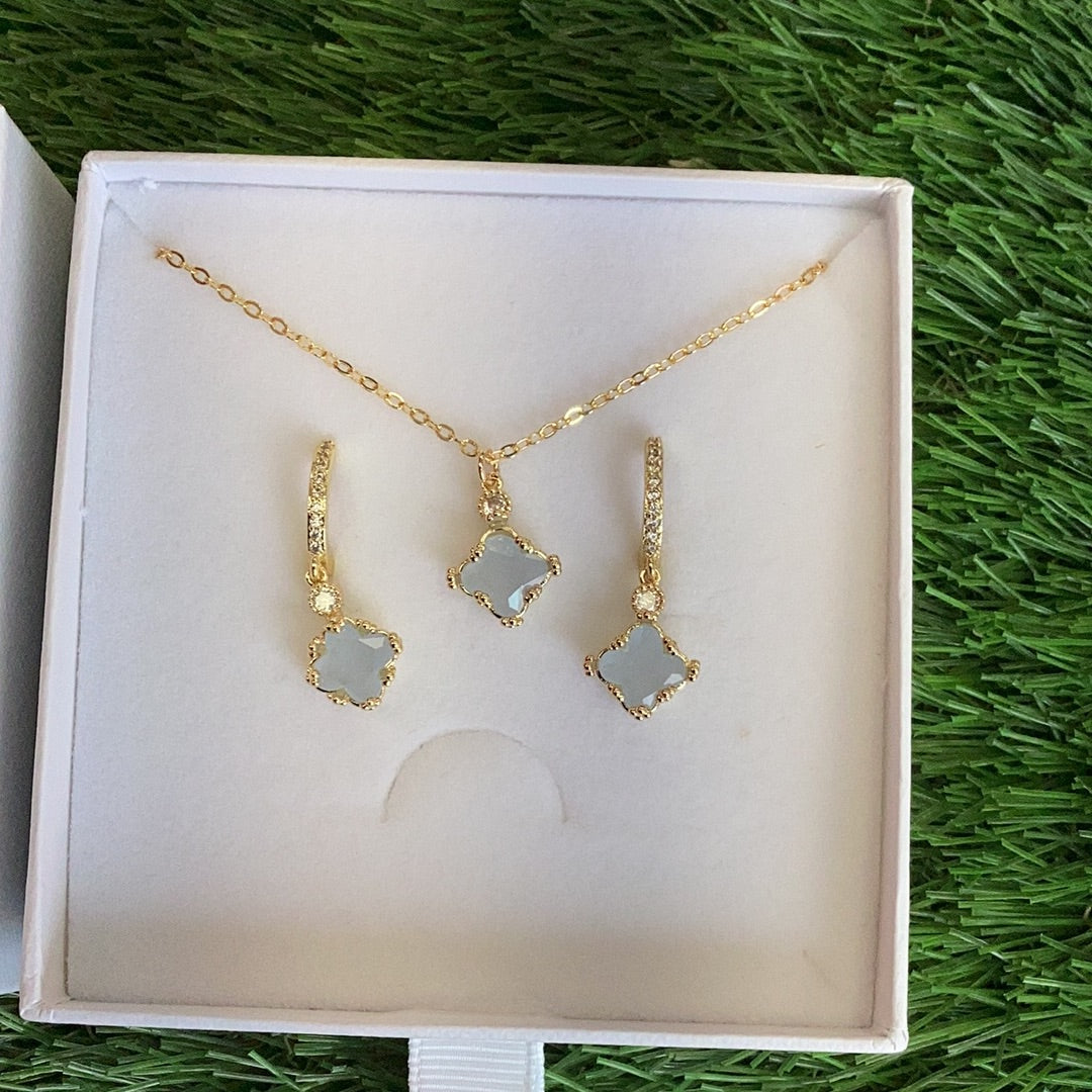 Sian Mellor Bridal Collection Necklace & Earring Set 002