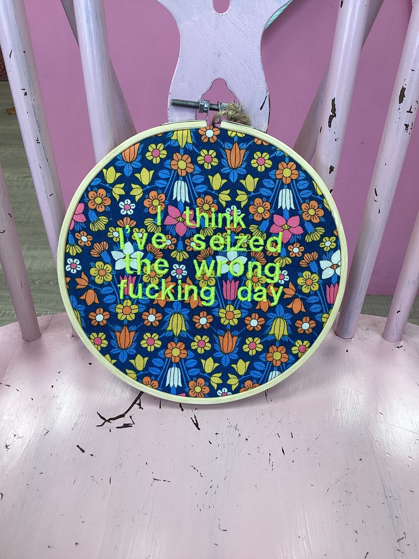 I think I’ve seized the wrong fucking day by Toria Creates