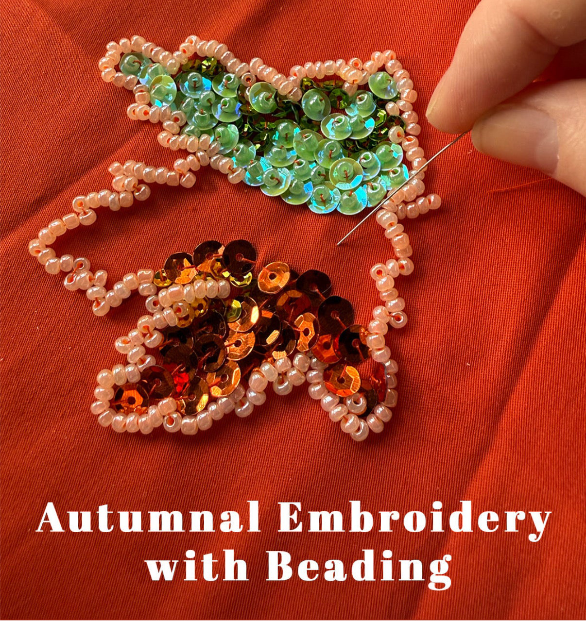 Embroidery with Autumnal Beading Workshop