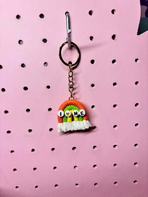Rainbow Keyring by Moody Cow