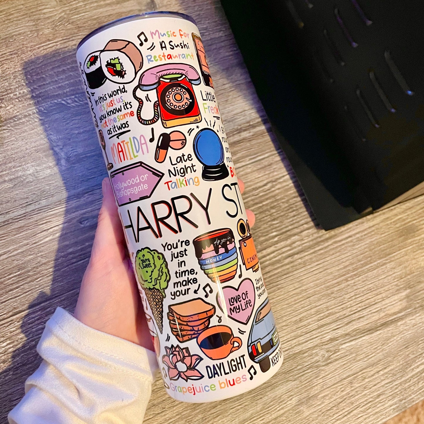 Tumbler bottles by Destiny May Design