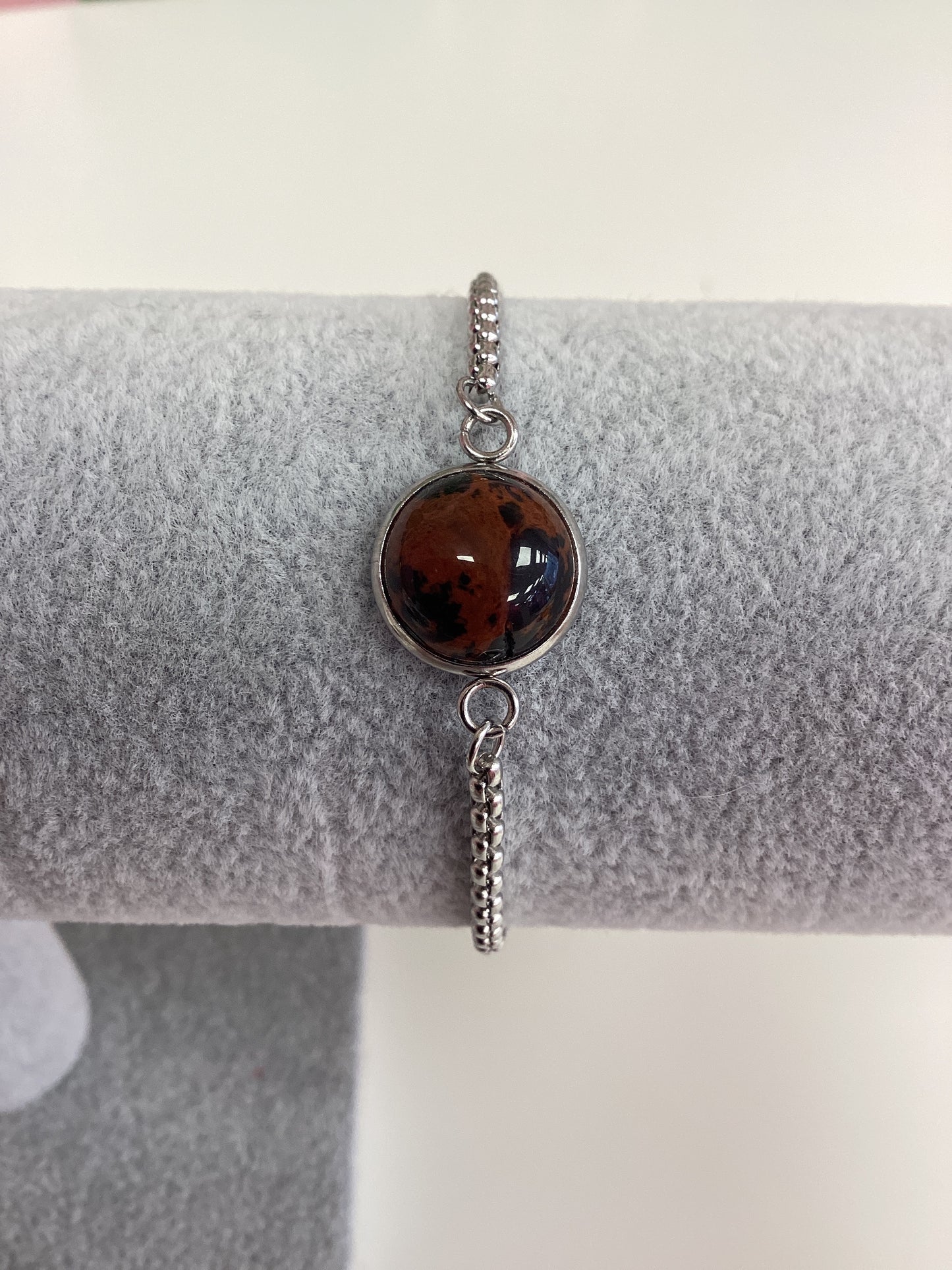 Gemstone Chain Bracelets Silver/Gold by Vida Jewellery