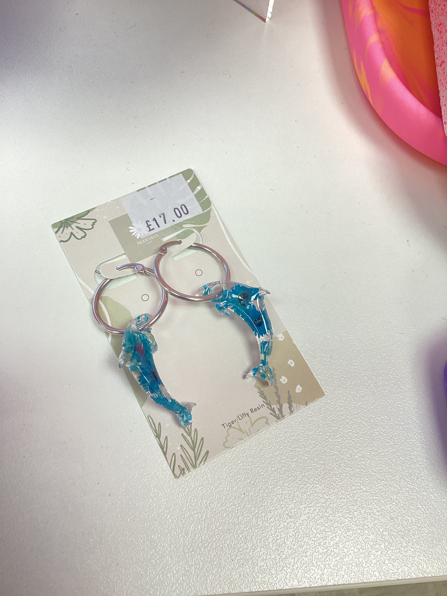Resin Earrings by Tiger Lily Resin