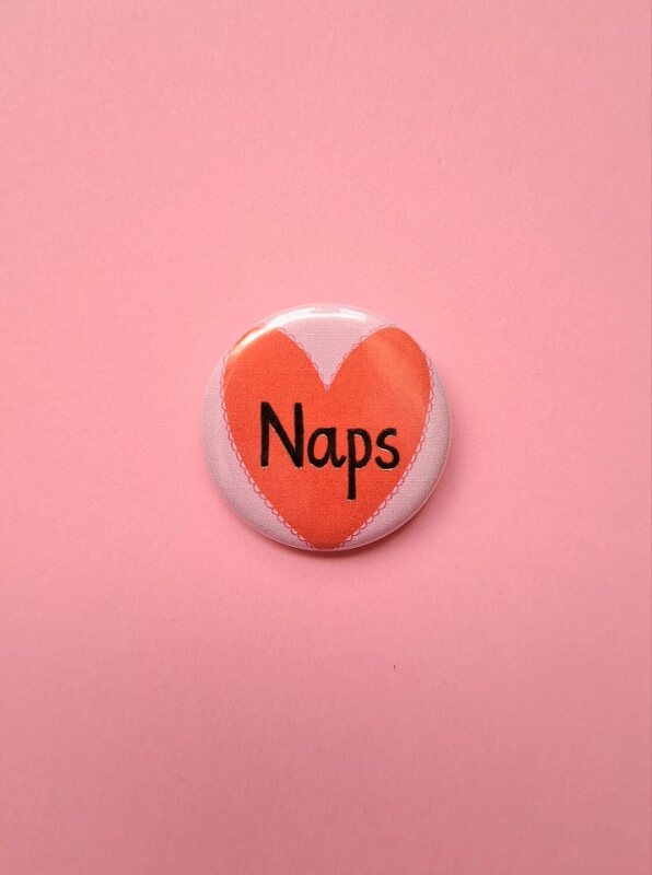 Badge by A. Bean. Doodles.