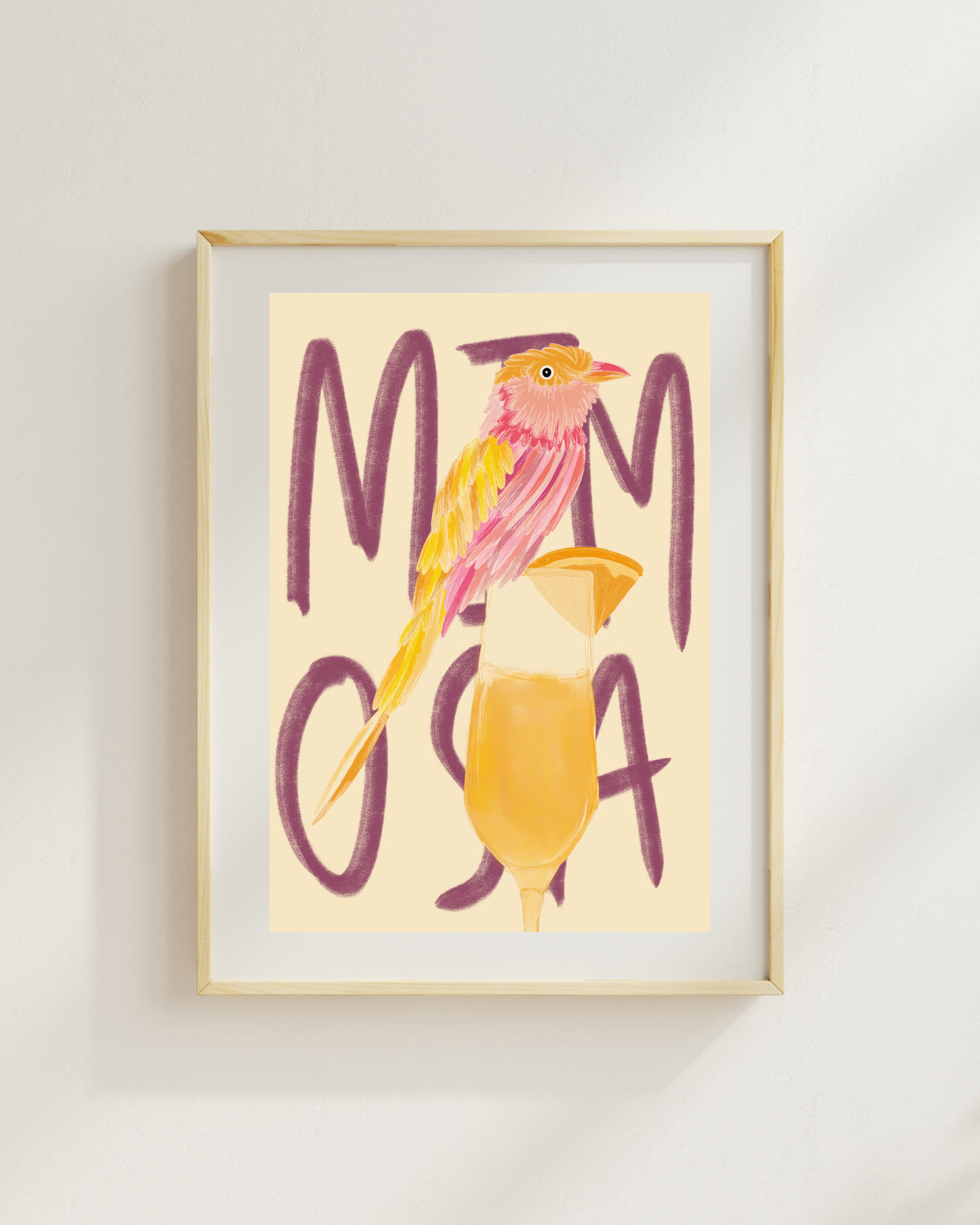 Mimosa Mornings A5 Print by March & Butler