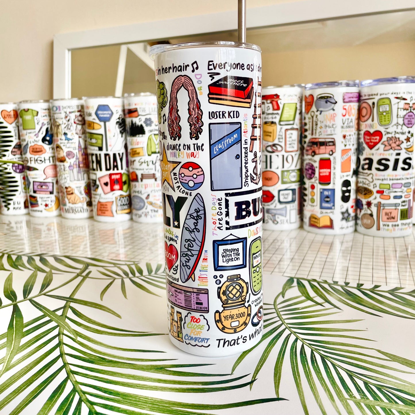 Tumbler bottles by Destiny May Design