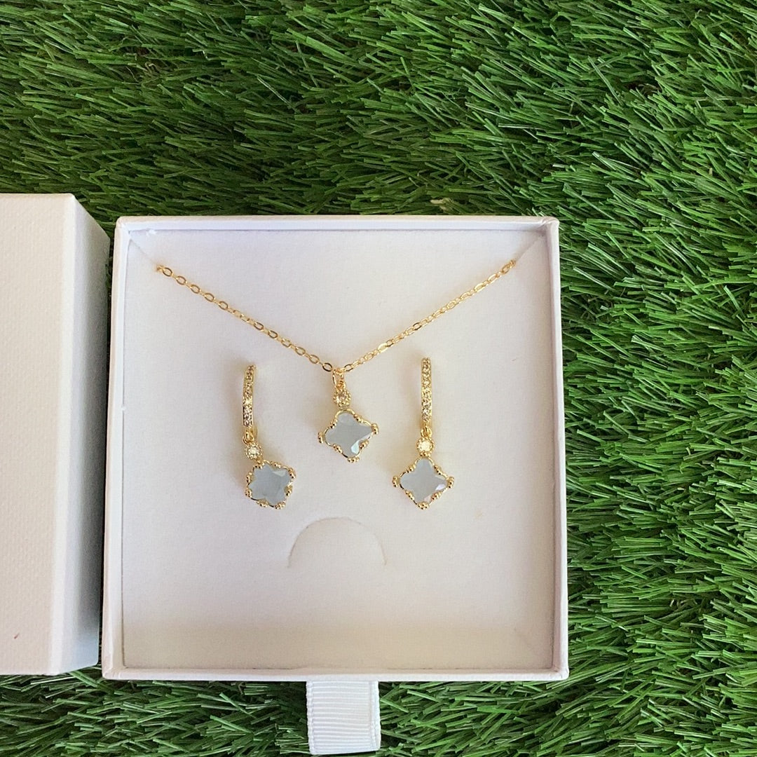 Sian Mellor Bridal Collection Necklace & Earring Set 002