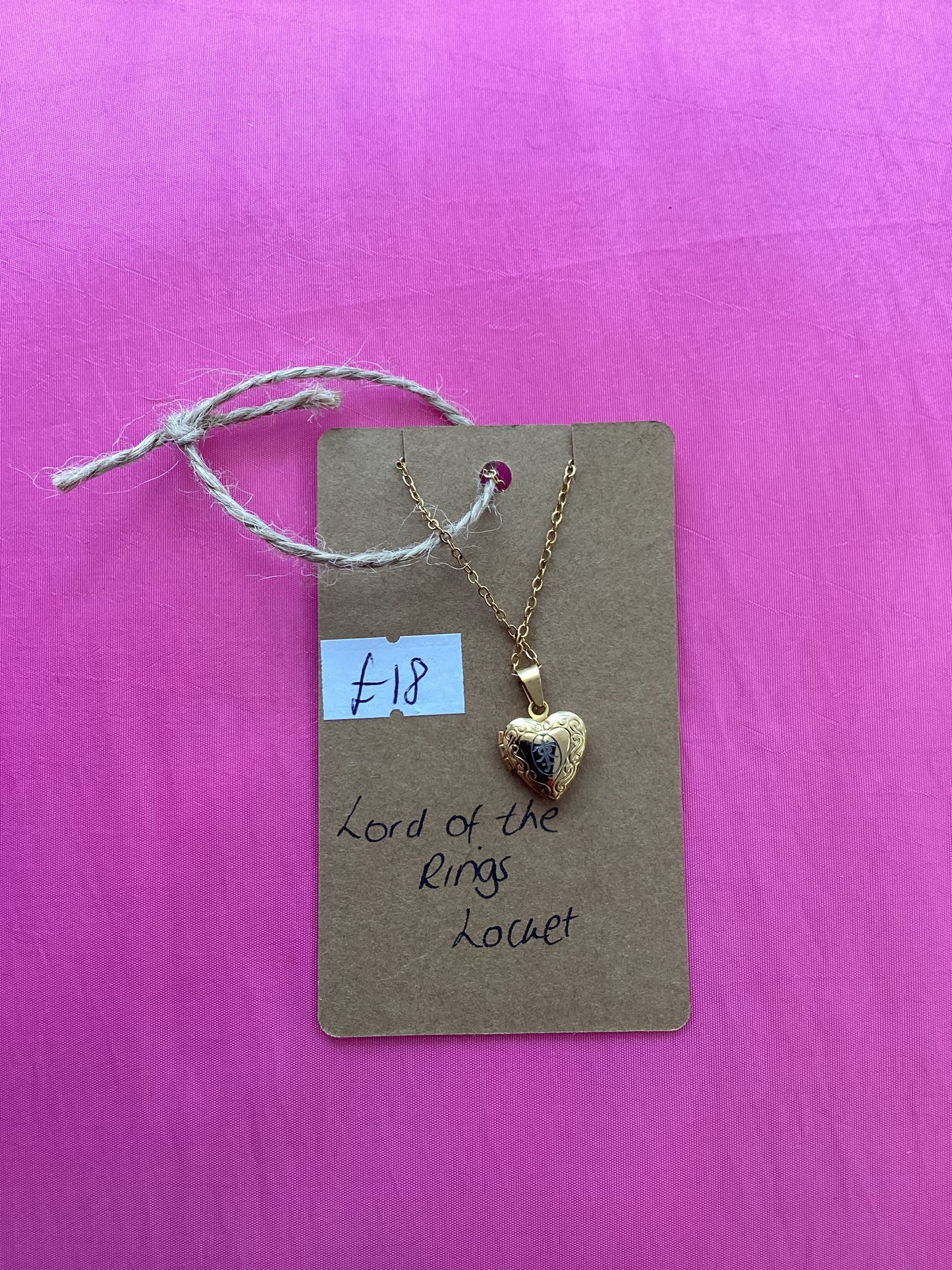 Lord of the rings locket by Embroider Geek