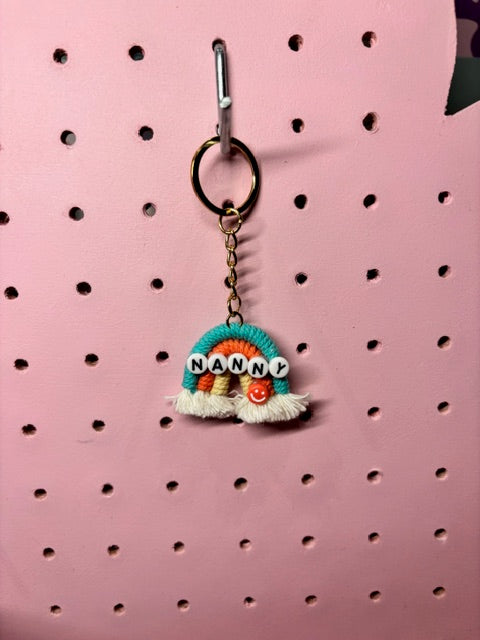 Rainbow Keyring by Moody Cow
