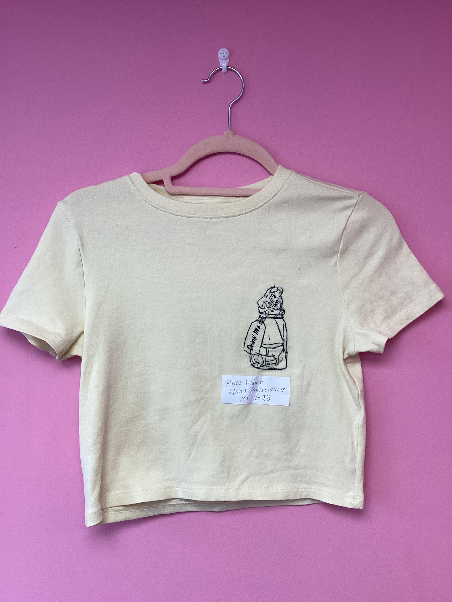 Alice in wonderland t-shirt by Embroider Geek