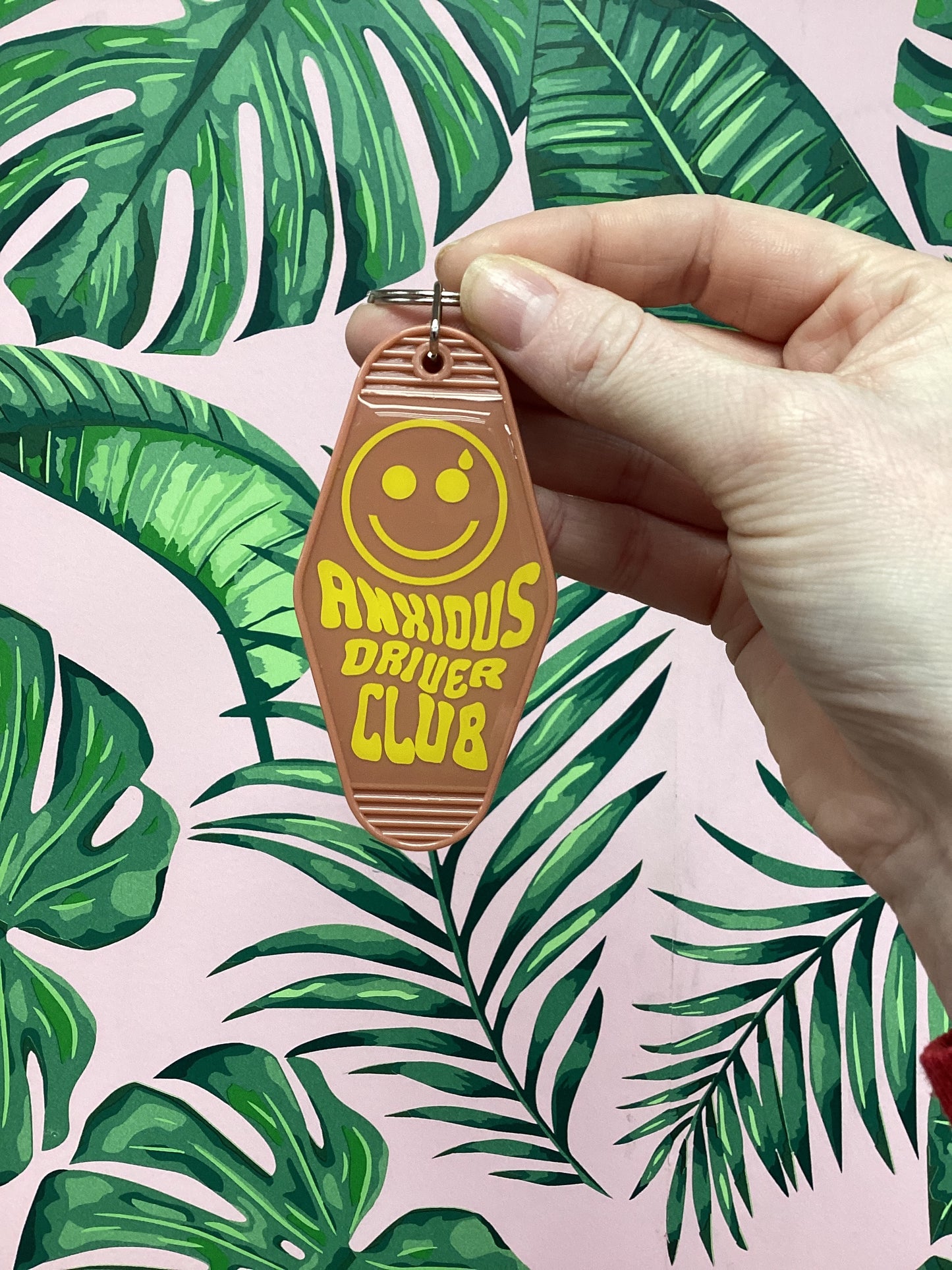 Motel Keychain - Anxious Drivers Club by Buba Goods