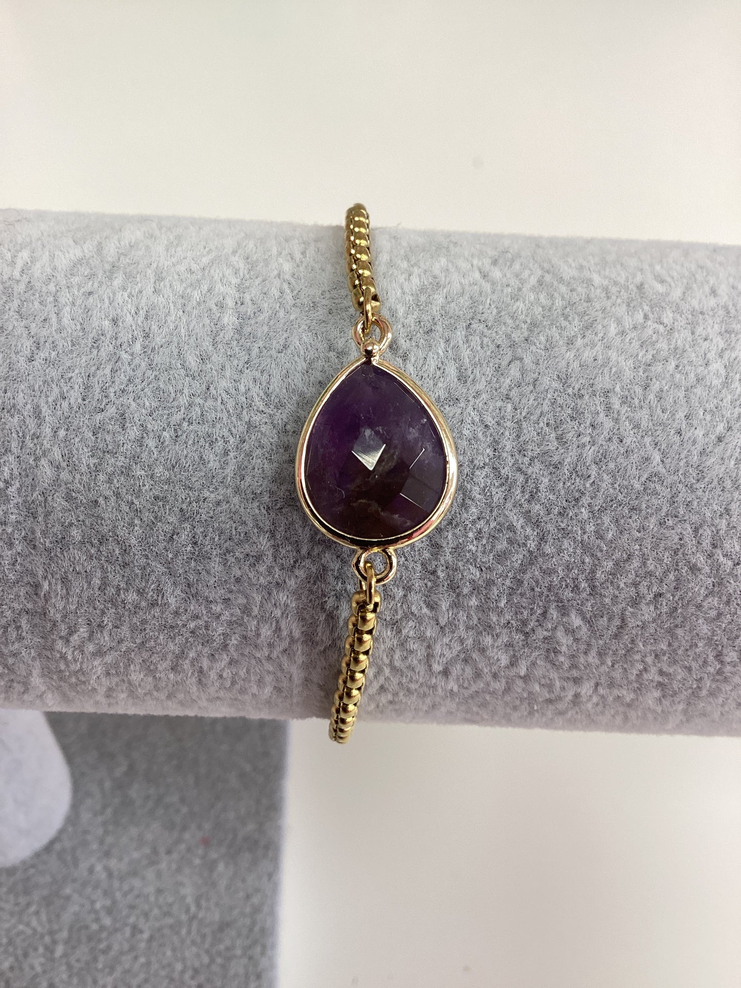Gemstone Chain Bracelets Silver/Gold by Vida Jewellery