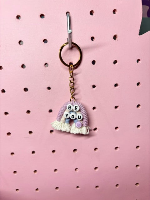 Rainbow Keyring by Moody Cow