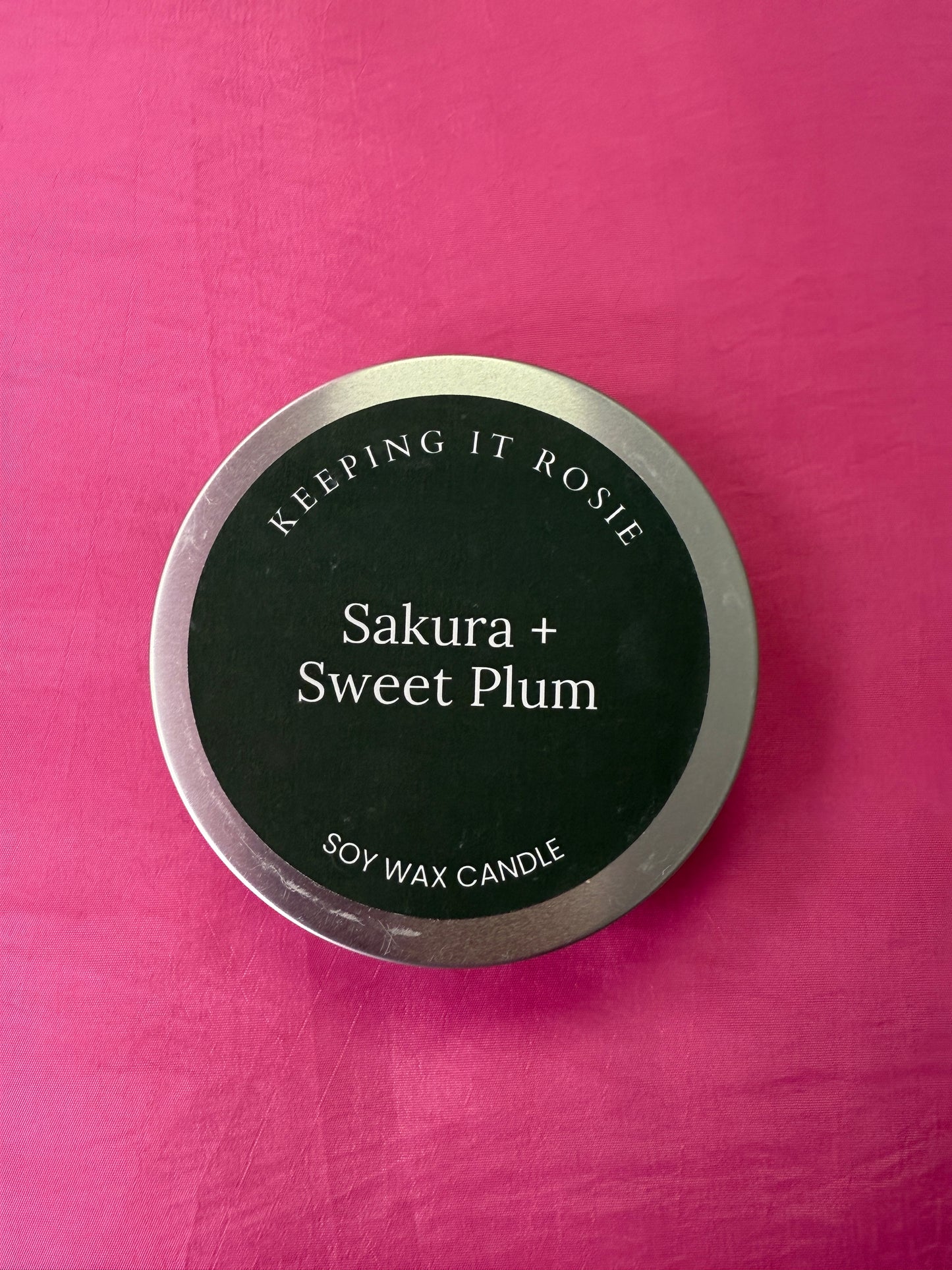 Sakura & Sweet Plum candle by Keeping It Rosie
