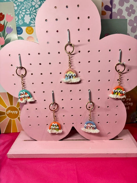 Rainbow Keyring by Moody Cow