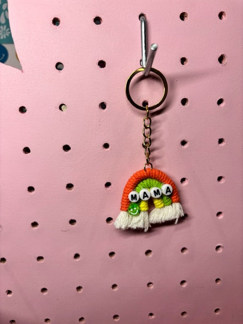 Rainbow Keyring by Moody Cow