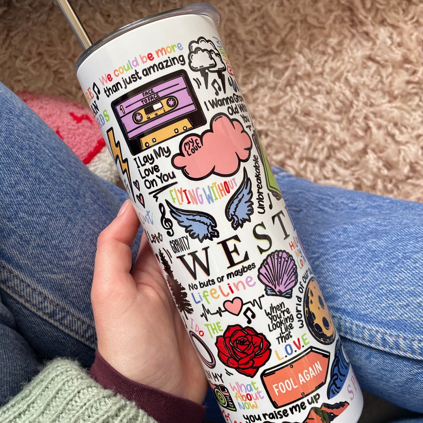 Tumbler bottles by Destiny May Design