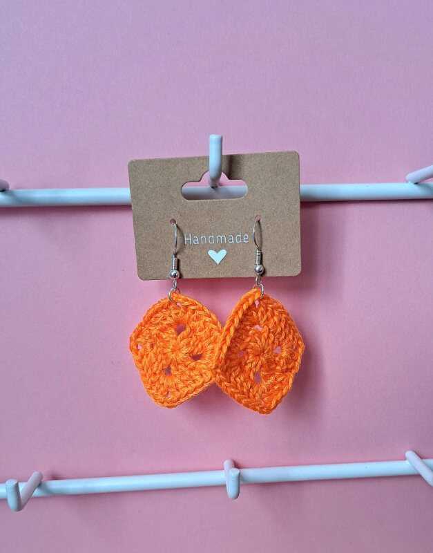 Small Earrings by A. Bean. Doodles