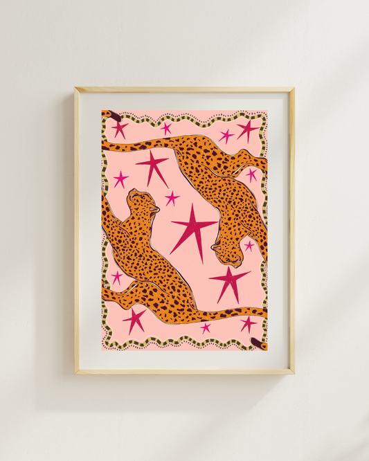 Starry Safari A4 Print by March & Butler