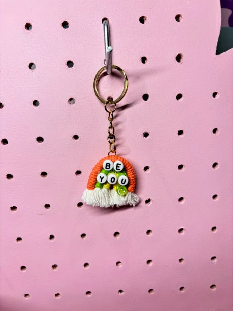 Rainbow Keyring by Moody Cow
