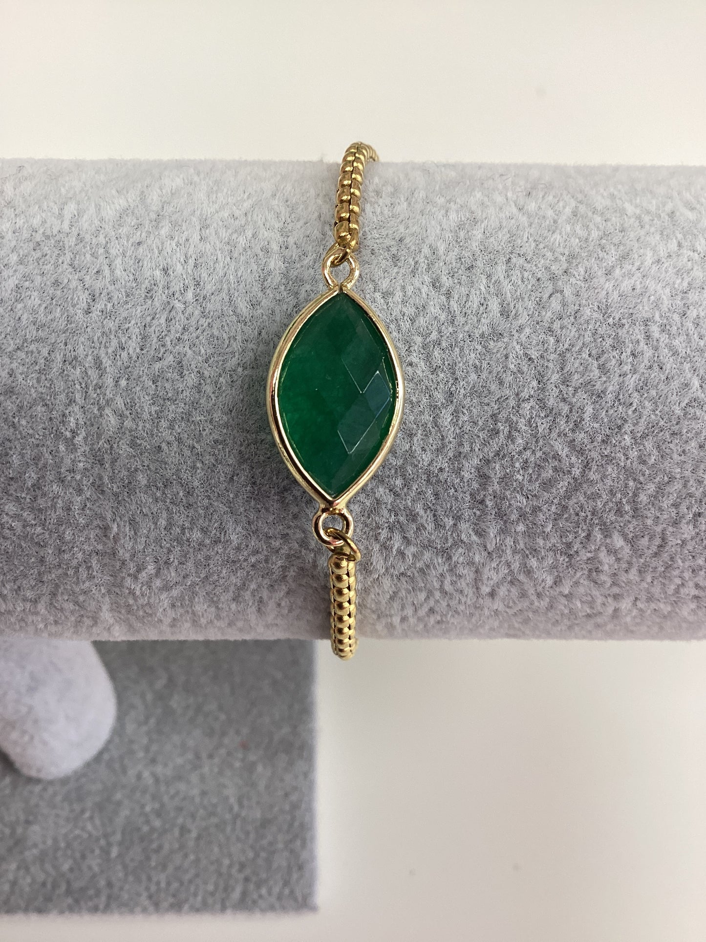 Gemstone Chain Bracelets Silver/Gold by Vida Jewellery