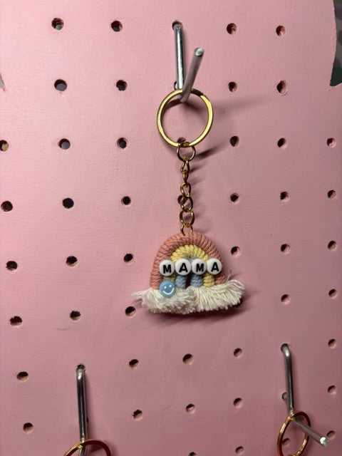 Rainbow Keyring by Moody Cow