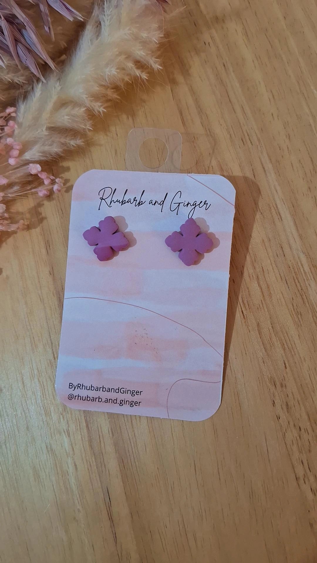 Flower Studs by Rhubarb & Ginger