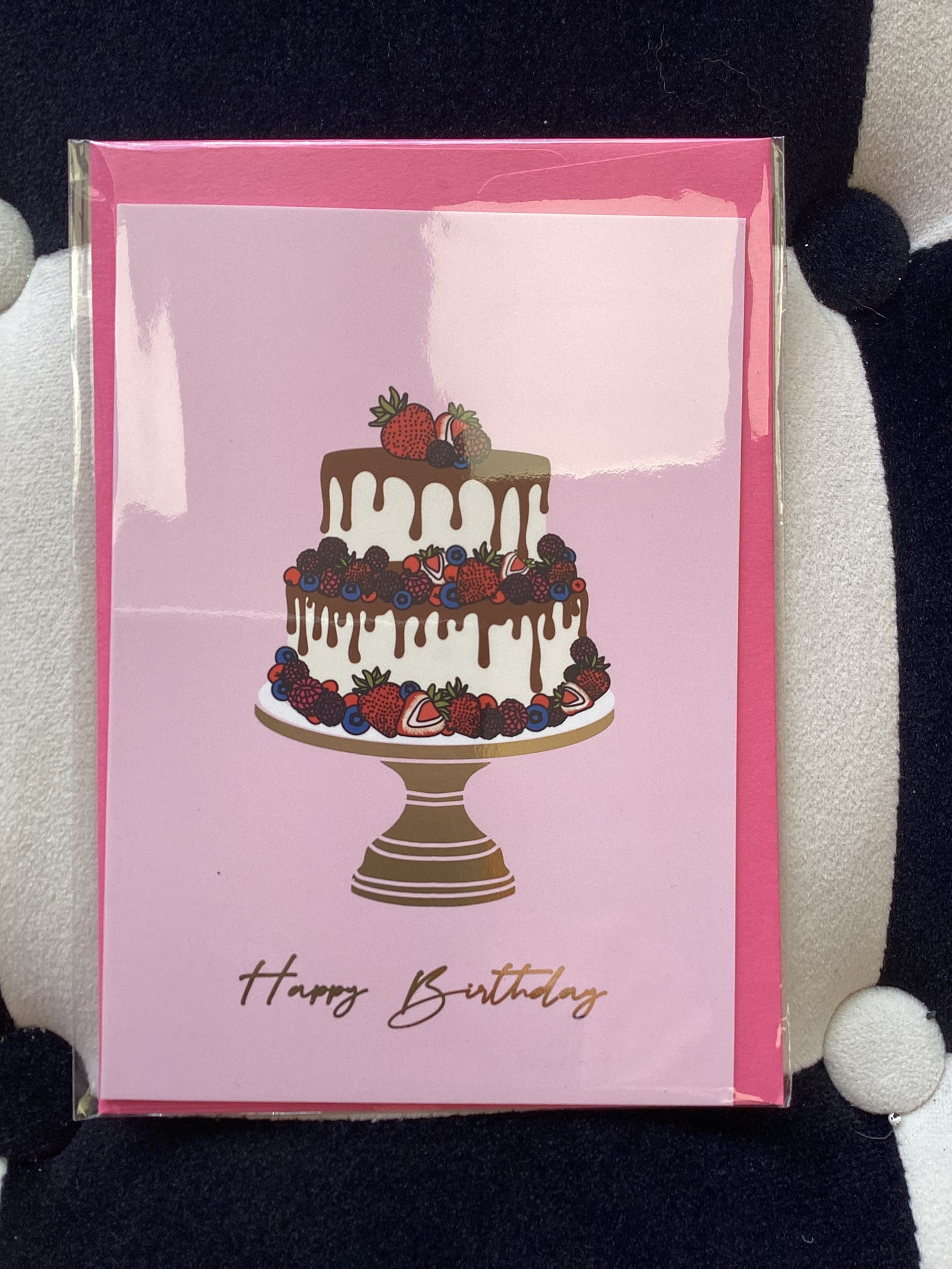 Roshni Desai foil cake card