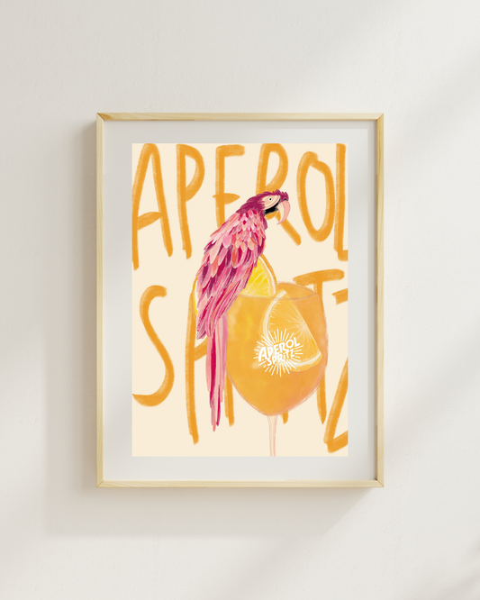 Spritz & Aperol Party A5 Print by March & Butler