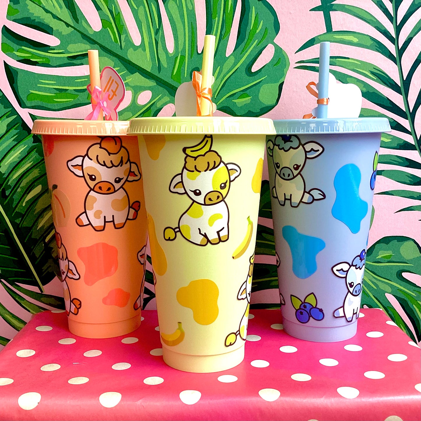 Eeesh’s pieces fruit cow tumbler