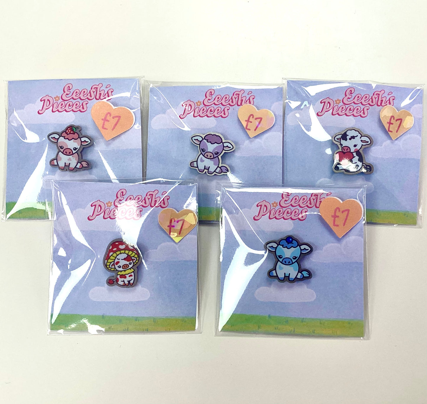 Eeesh’s Pieces Enamel Pin Badge