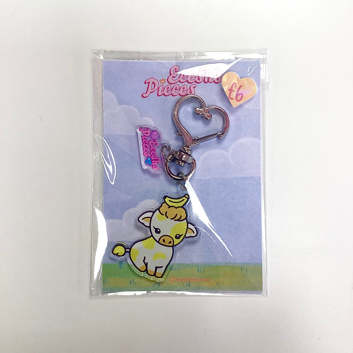 Eeesh’s Pieces Cow Keyring