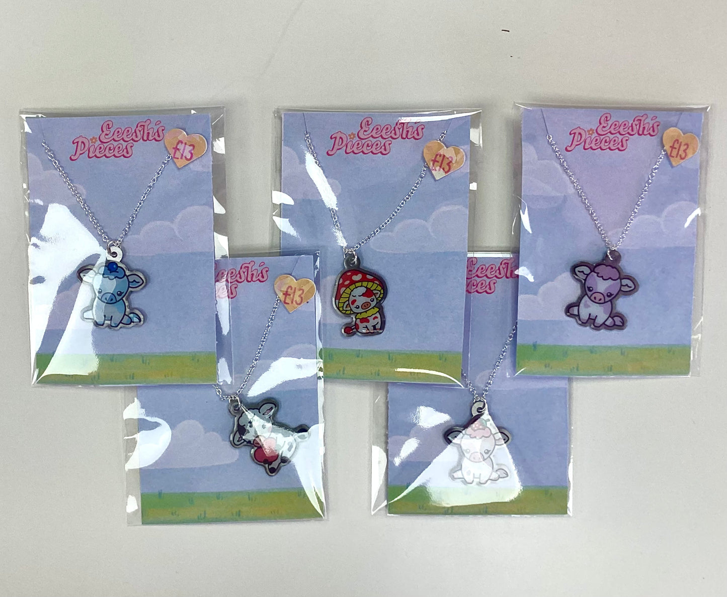 Eeesh’s Pieces Cow Necklace