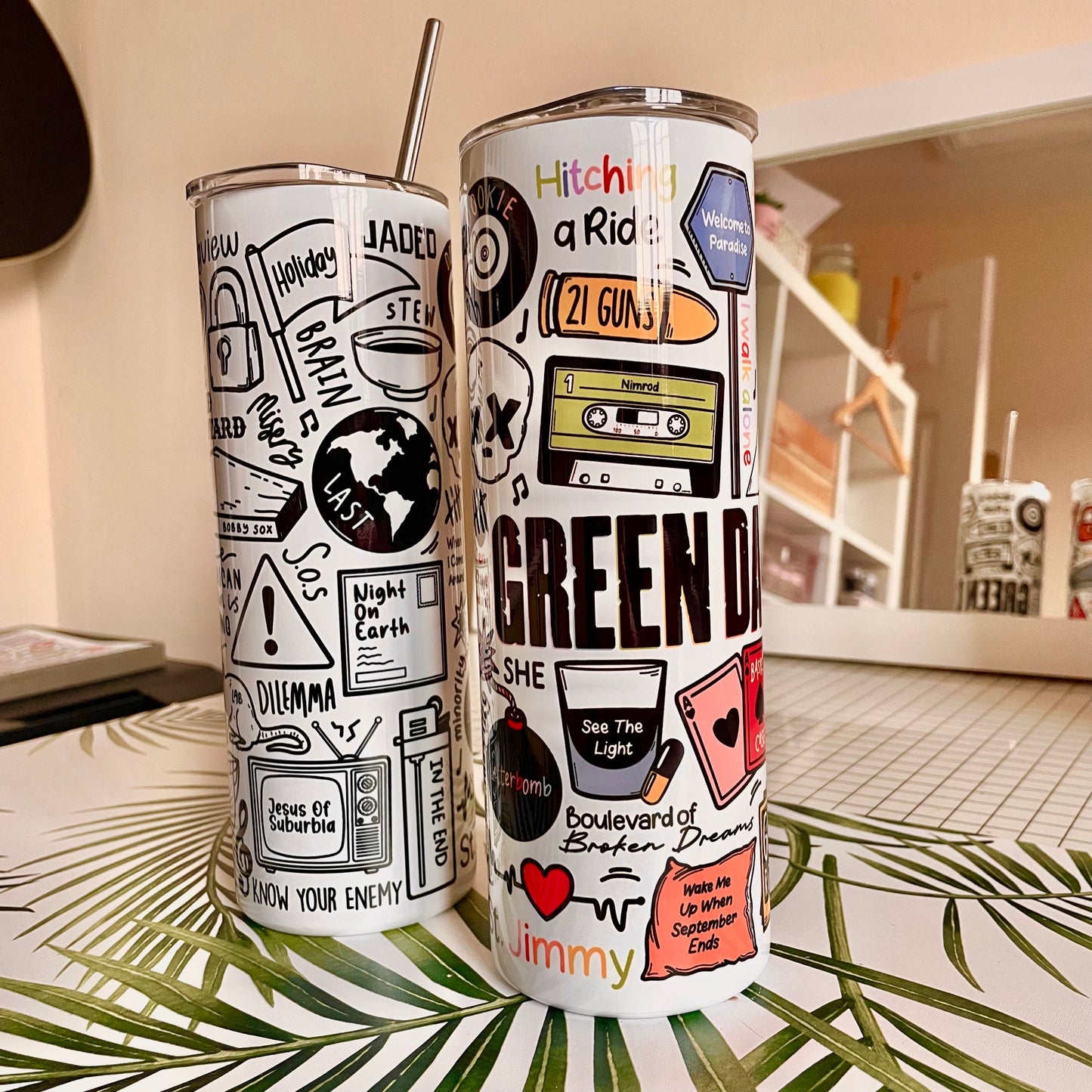 Tumbler bottles by Destiny May Design