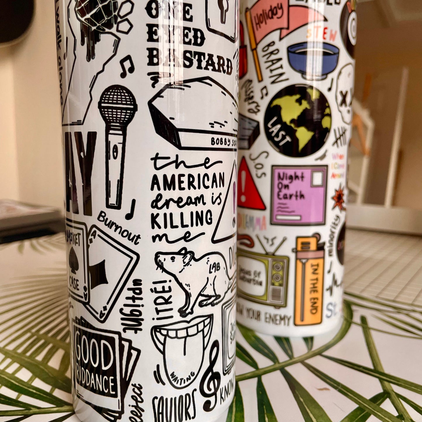 Tumbler bottles by Destiny May Design