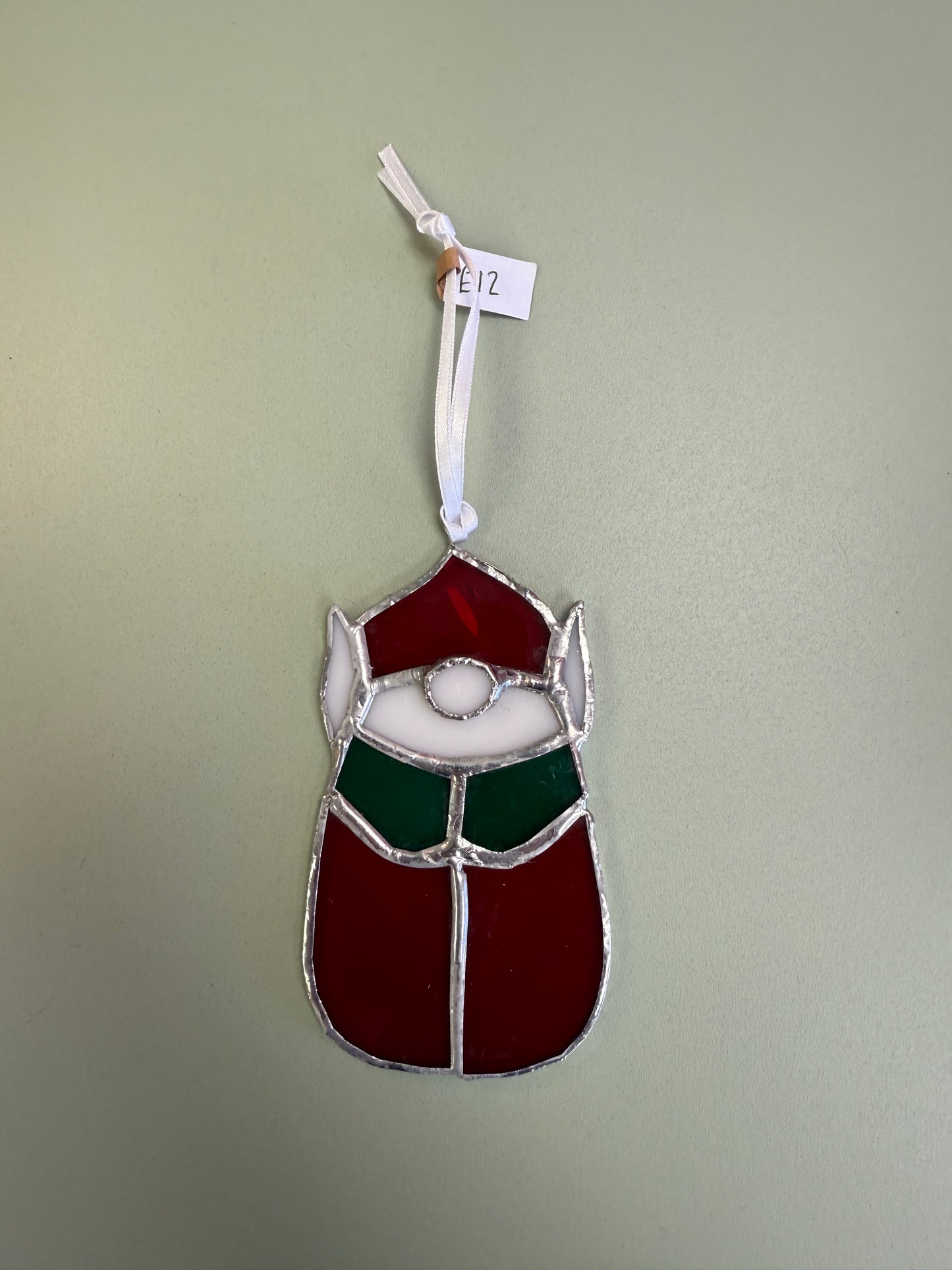 Christmas elves (red) by Sarah Wales Glass